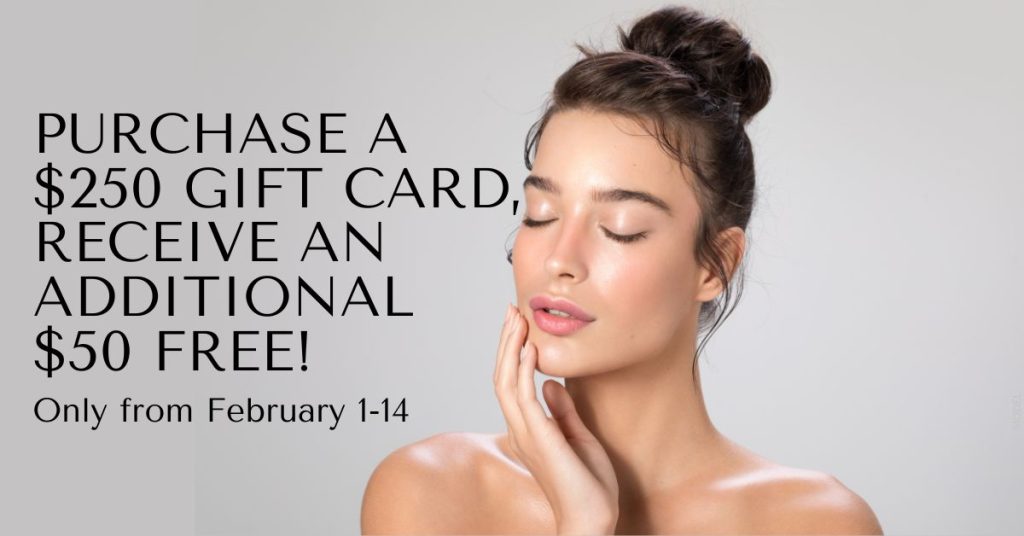 Purchase a $250 gift card, receive an additional $50 free! Model image